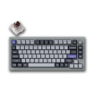 Keychron Grey Q1 Pro Wireless RGB Backlight Brown Knob Switch 65% Mechanical Keyboard, US Layout